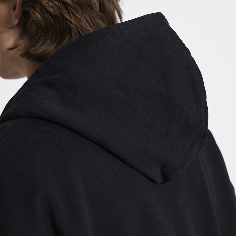 Boxy zip hoodie "Lindon" Black
